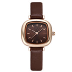 GESMART Women's Retro Small Square Quartz Watch Slim Band Fashion Casual Vintage Ladies Wristwatch