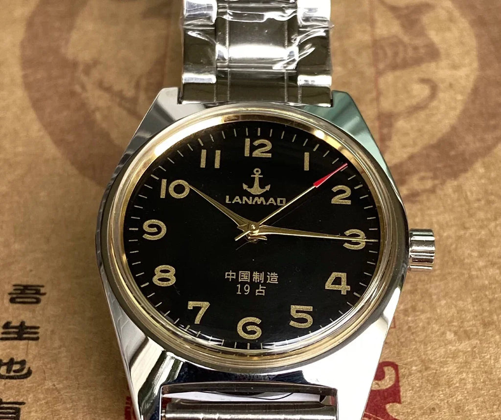 Vintage 7120 Manual Wind Mechanical Watch Stainless Steel 36mm Case New Accurate