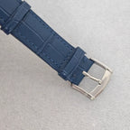 Ladies 34mm Square Quartz Watch Stainless Steel Case Leather Strap 2025 Movement