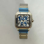 Men's 38mm Watch 316 Steel NH35 Movement Mineral Glass Green Luminous Hands