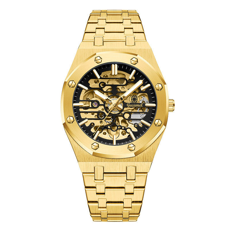 GESMART Men's High End Skeleton Automatic Mechanical Watch Fashion Trendy
