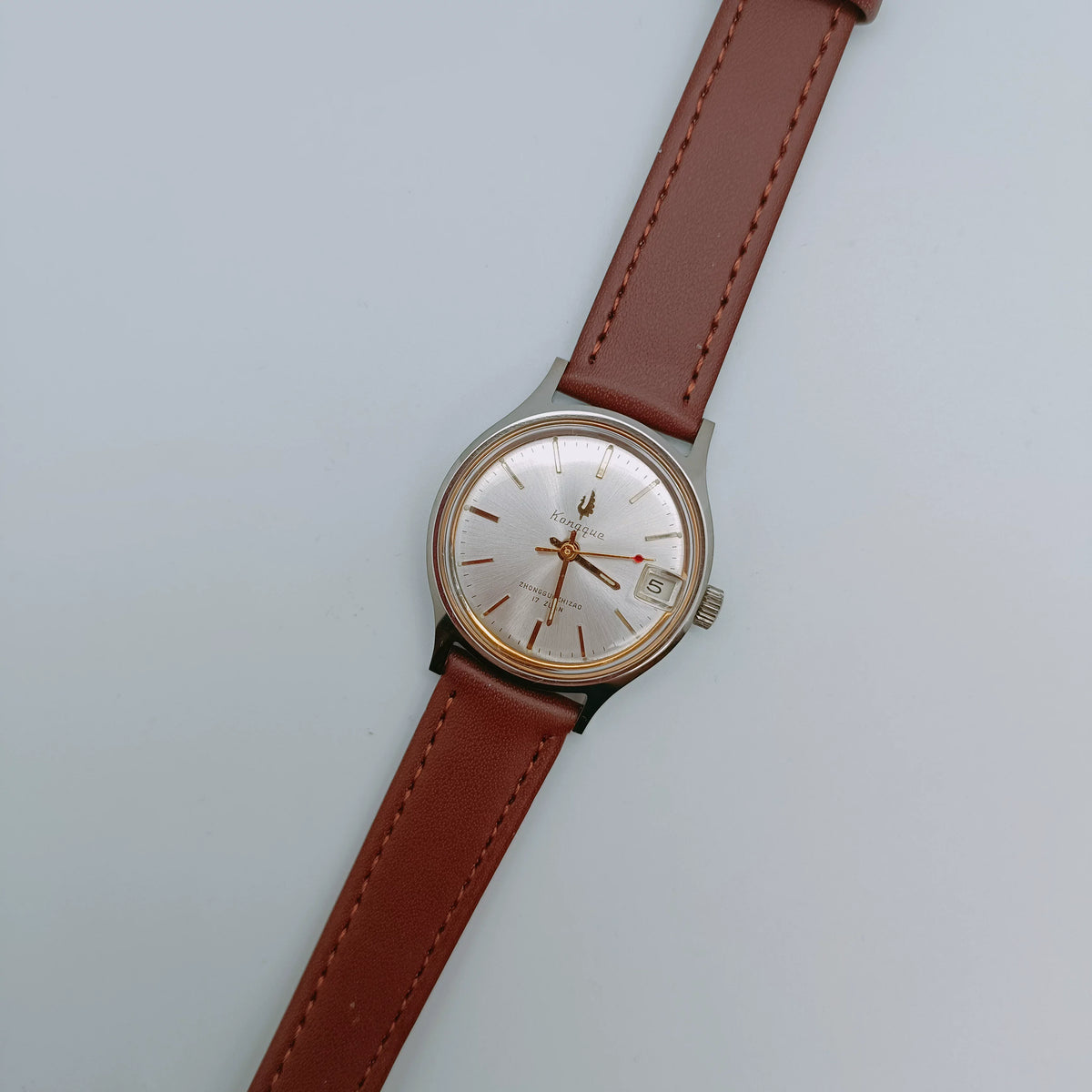 Peacock Manual Wind Mechanical Unisex Watch Date Vintage 90s NOS Liaoning