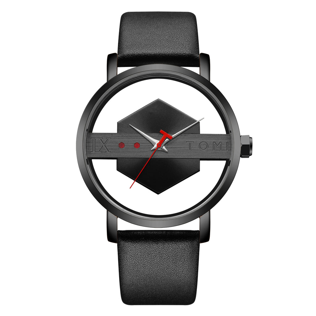 Unisex Hollow See-Through Korean-Style Casual Watch