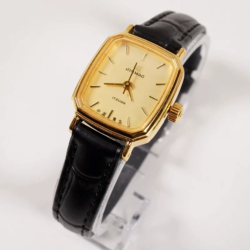 Golden Anchor Ladies Manual Wind Mechanical Watch Vintage Retro Qingdao NOS