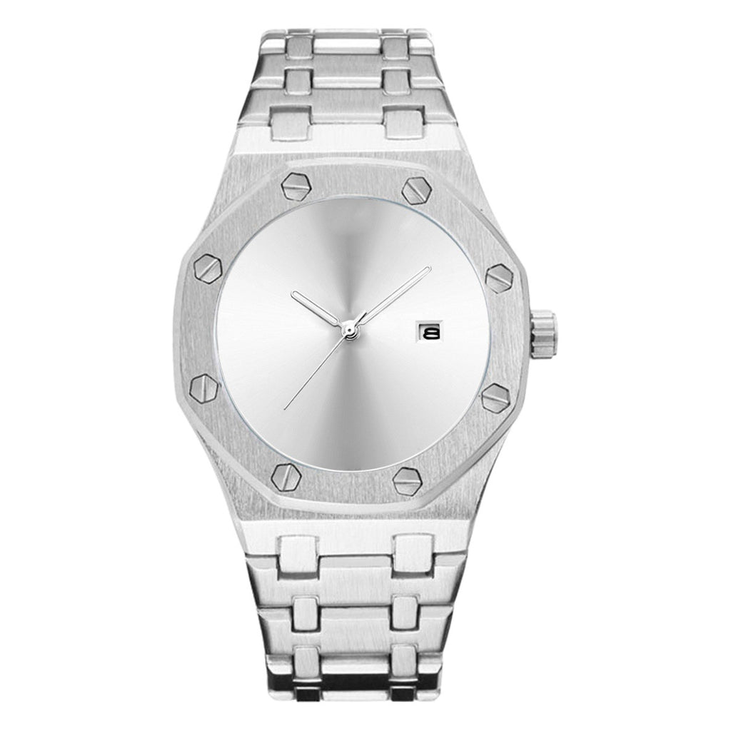 GESMART Men's Creative Cool Tech Steel Band Quartz Watch Fashion Trendy Wristwatch