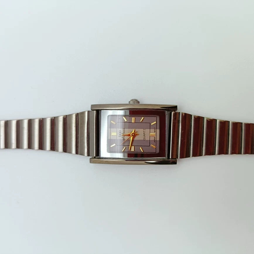 Baoshihua Rectangular Quartz Watch Minimalist Business Vintage NOS No.2 Factory