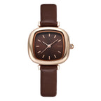GESMART Women's Retro Small Square Quartz Watch Slim Band Fashion Casual Vintage Ladies Wristwatch