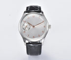 Men's 42mm Manual Wind Watch ST3600 Movement Green Gold Pumpkin Crown