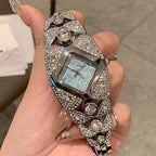 Women's Vintage Full-Rhinestone Minimalist Quartz Watch