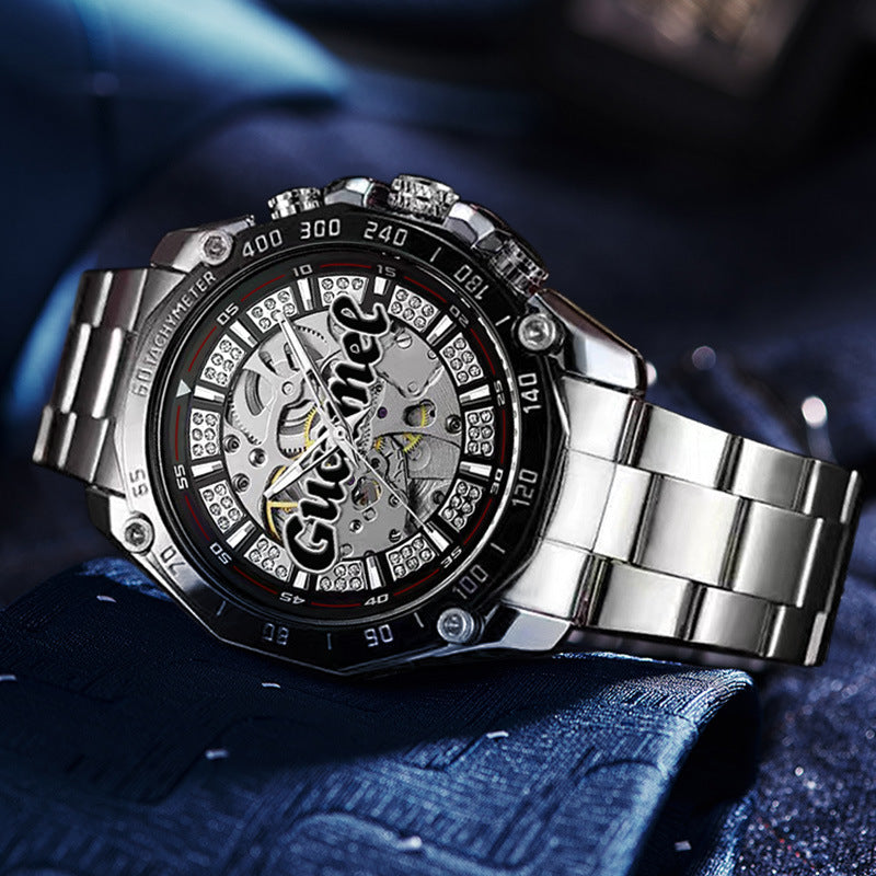 GESMART Men's Automatic Mechanical Watch European American Style Fashion Trendy