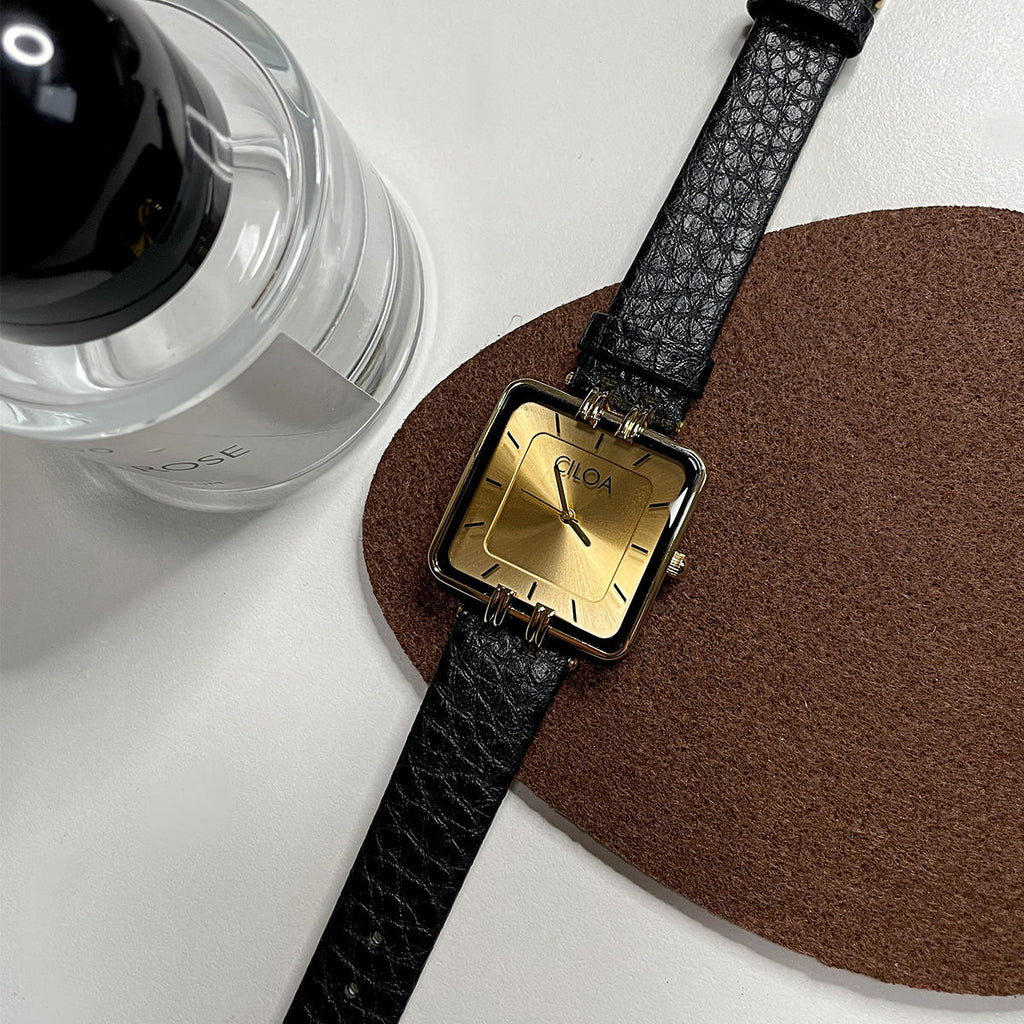 GESMART Women's Niche Luxury Style Quartz Watch Minimalist Office Ladies Wristwatch