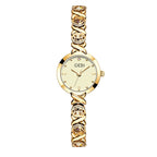 Women's Petite Rhinestone Pearl Bracelet Quartz Watch