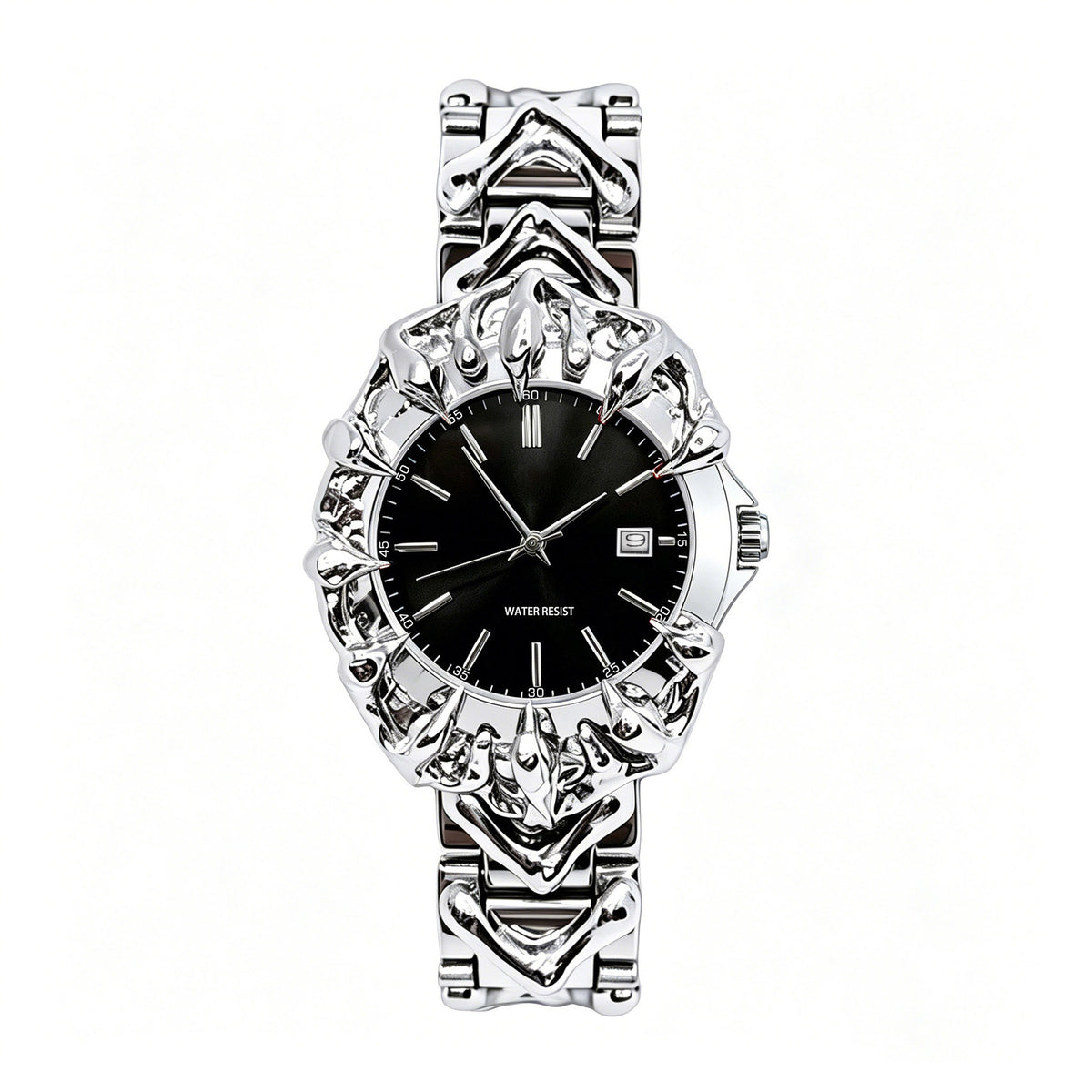 Men's Y2K Relief Claw-Shaped Waterproof Quartz Watch