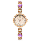 Women's Heart Rhinestone Vintage Bracelet Quartz Watch