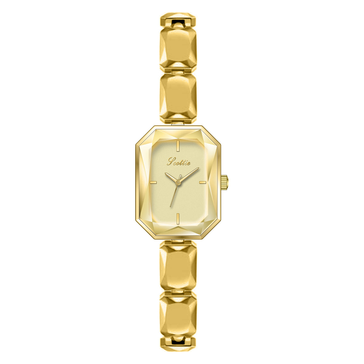 GESMART Women's Small Square Bracelet Quartz Watch Luxury Style Fashion Trendy Ladies Wristwatch