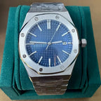 No Logo 41mm Automatic Watch Steel Case Bracelet Sapphire Crystal NH35