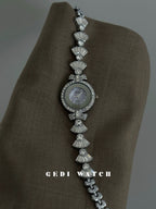 Women's Fringed Bracelet Rhinestone Quartz Watch