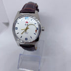 Red Flag Men's 7120 Manual Wind Mechanical Watch 19 Jewels Serve the People