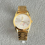 Vintage Diamond 7120 Manual Wind Mechanical Men's Watch Serve the People 90s NOS