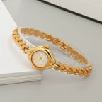 HAIDA Ladies Oval Manual Wind Mechanical Gold Watch Vintage New NOS