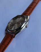Peacock Semi-Automatic Mechanical Watch Steel Date Vintage Classic NOS