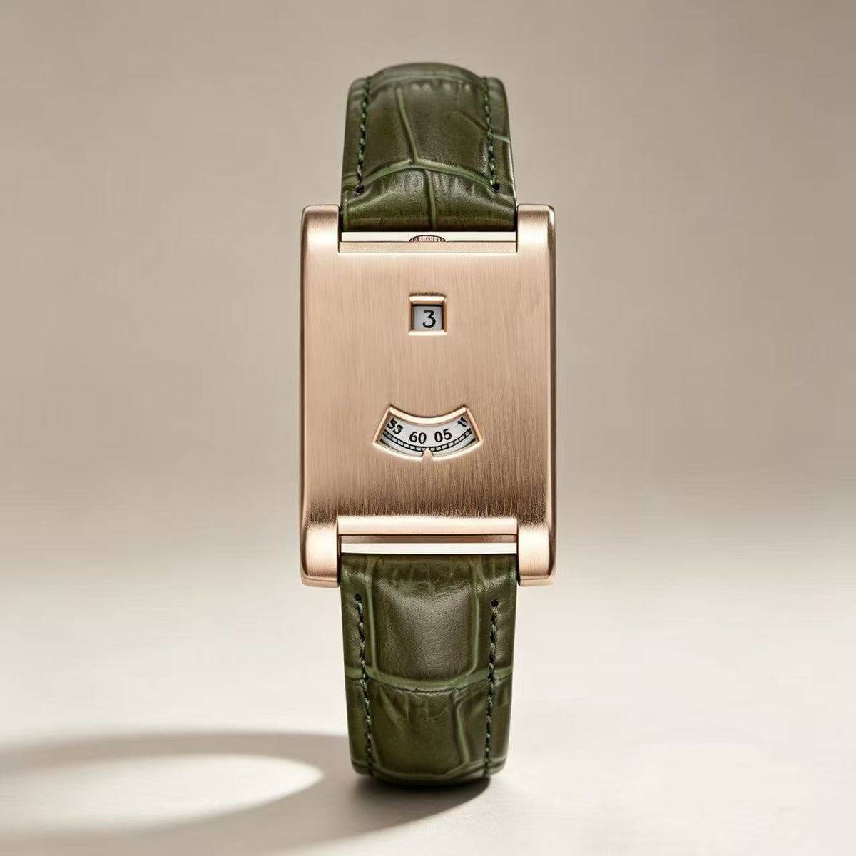 Unisex Minimalist Square Couple Quartz Watch