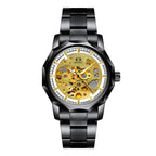 GESMART Men's High End Automatic Mechanical Watch Polygon Shape Dial Fashion Wristwatch