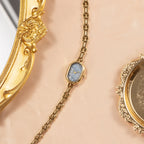 Women's Literary Vintage Gold-Tone Bracelet Quartz Watch