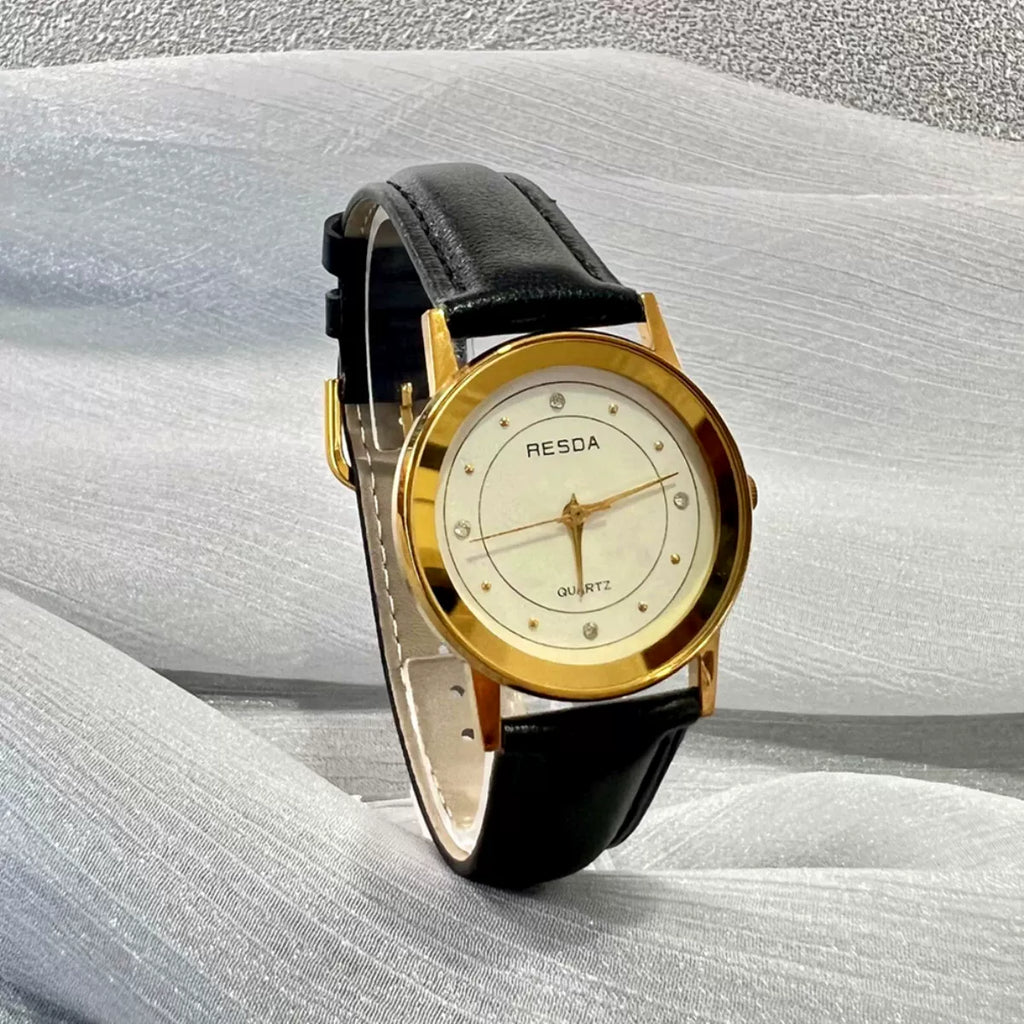 LEISDA Ladies Quartz Watch Vintage Retro Student Elegant NOS