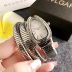 GESMART Women's Serpent Snake Design Quartz Watch Retro Fashion Trendy Ladies Wristwatch