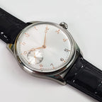 Men's 42mm Manual Wind Watch ST3600 Movement White Gold Pumpkin Crown