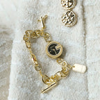 Women's Roman Numeral Chain Bracelet Watch