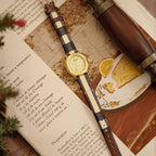 GESMART Women's Oval Retro Patchwork Leather Band Quartz Watch Minimalist Luxury Niche Ladies Wristwatch