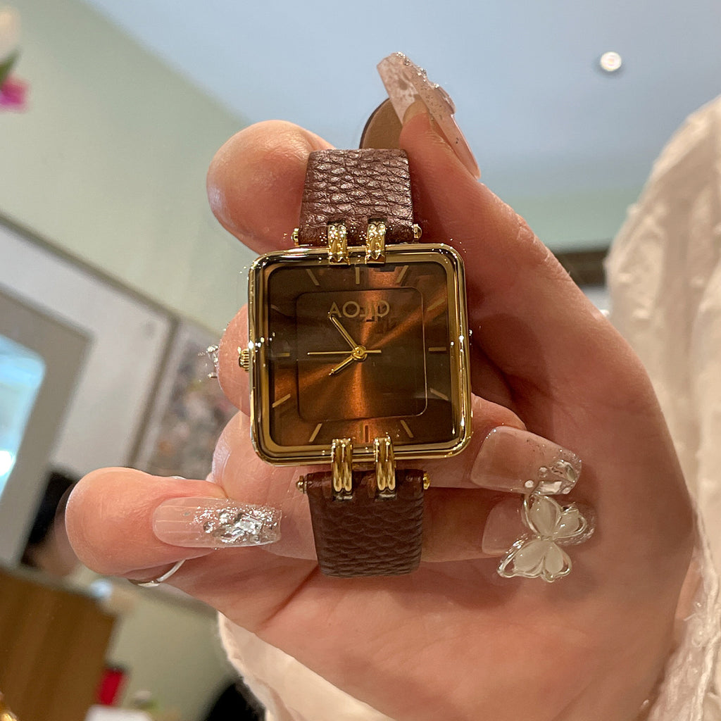 GESMART Women's Niche Luxury Style Quartz Watch Minimalist Office Ladies Wristwatch