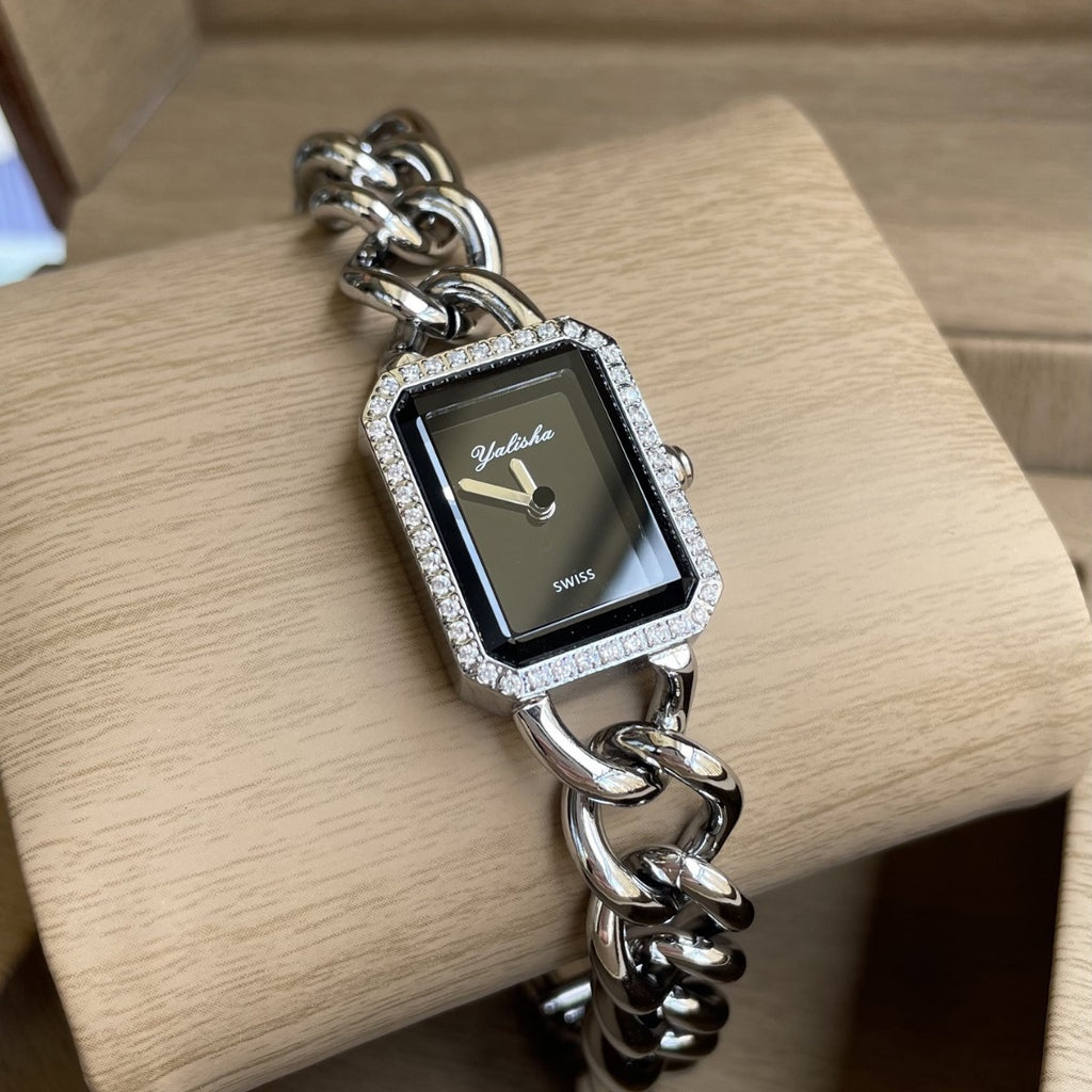 GESMART Women's Square Sugar Bracelet Quartz Fashion Jewelry Watch Trendy Retro Ladies