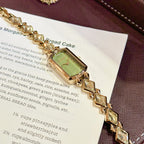 Women's Olive Green Bracelet Watch