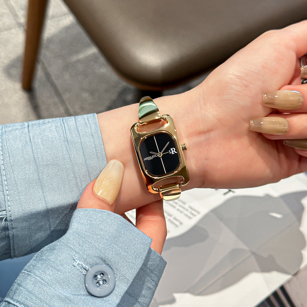 GESMART Women's Square Watch Niche Personality Luxury Style Minimalist Fashion Commuter Ladies Wristwatch