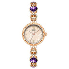 Women's Heart Rhinestone Vintage Bracelet Quartz Watch