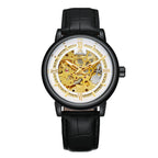 GESMART Men's New Skeleton Automatic Mechanical Watch European American Fashion