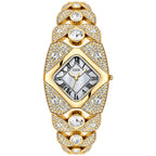 Women's Vintage Full-Rhinestone Minimalist Quartz Watch