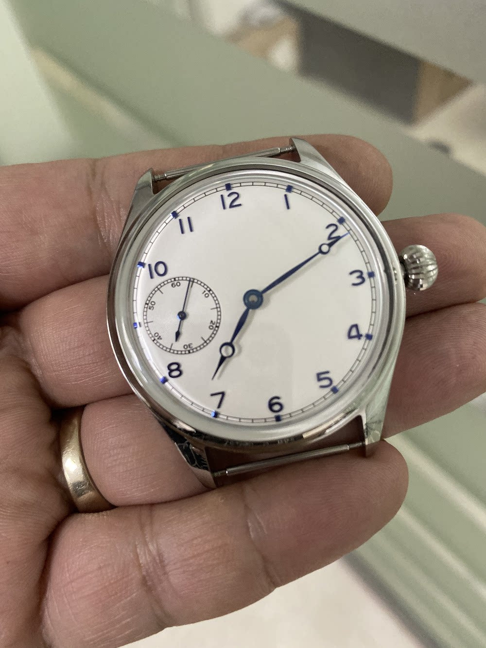Men's 42mm Manual Wind Mechanical Watch ST3600 Series ST6497 Movement