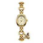 Women's Gold Bee-Pendant Bracelet Quartz Watch