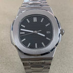 Men's Nautilus Style Automatic Watch Steel Case Bracelet NH35A