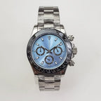 Men's Quartz Chronograph Watch 39mm Sapphire Crystal Luminous Hands