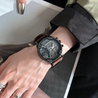 GESMART Unisex Quartz Watch Multifunction Five Hands Silicone Band Outdoor Casual Style