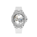Women's Rhinestone Dial Watch with Soft Silicone Strap