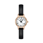 GESMART 2023 New Ladies Vintage Roman Numeral Dial Leather Band Small Watch Retro Women's Quartz Wristwatch