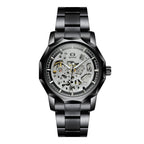 GESMART Men's High End Automatic Mechanical Watch Polygon Shape Dial Fashion Wristwatch