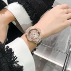 Women's Rotating Pentagram Rhinestone Watch