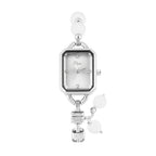 GESMART 2024 New Crystal Stone Bracelet Watch for Women Compact Exquisite Luxury Style Elegant Wristwatch